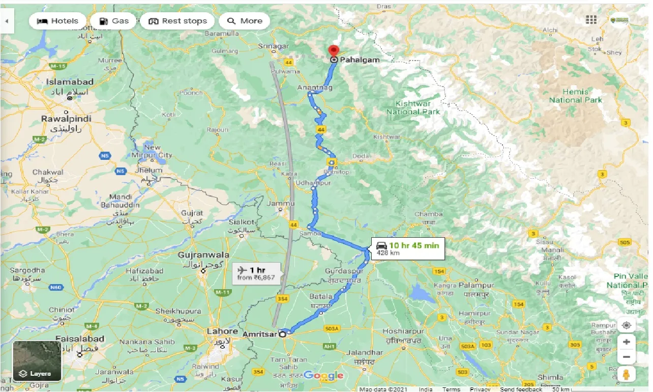 amritsar-to-pahalgam-one-way