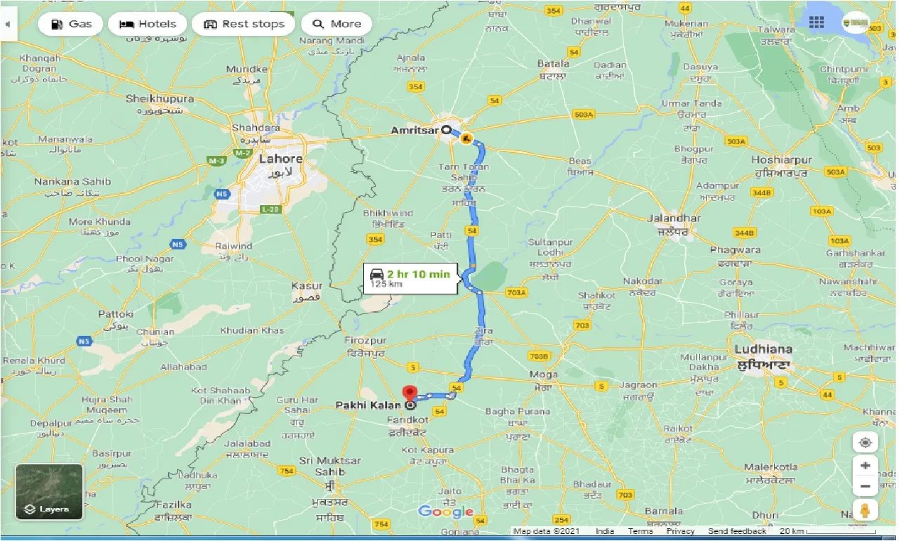 amritsar-to-pakhi-kalan-one-way