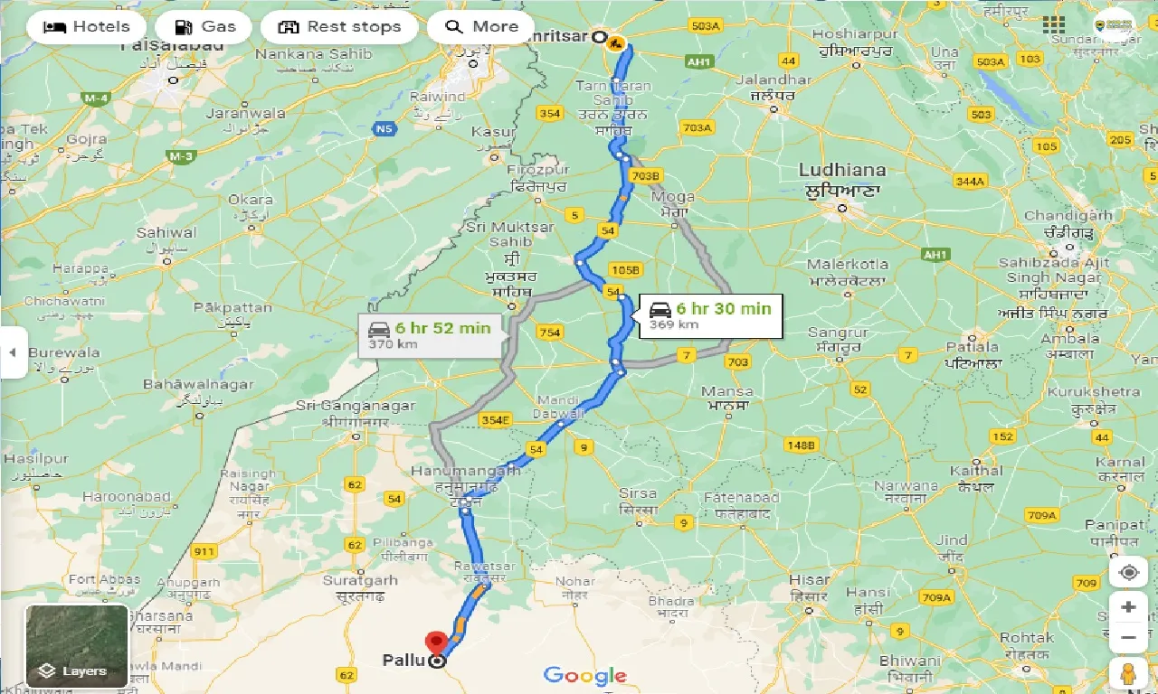 amritsar-to-pallu-taxi