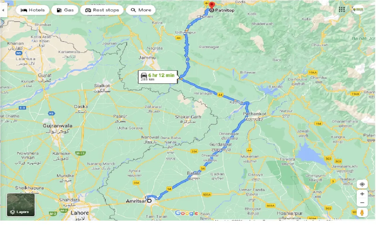 amritsar-to-patnitop-taxi