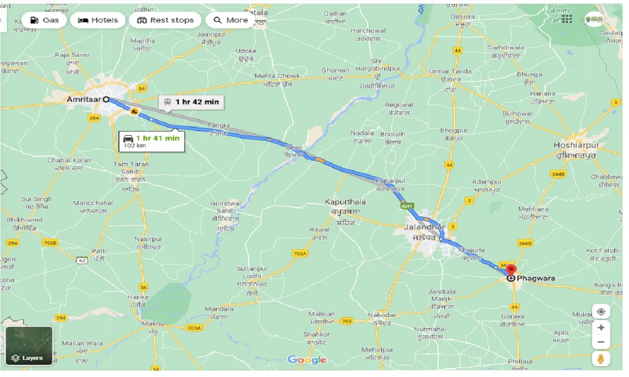 amritsar-to-phagwara-taxi