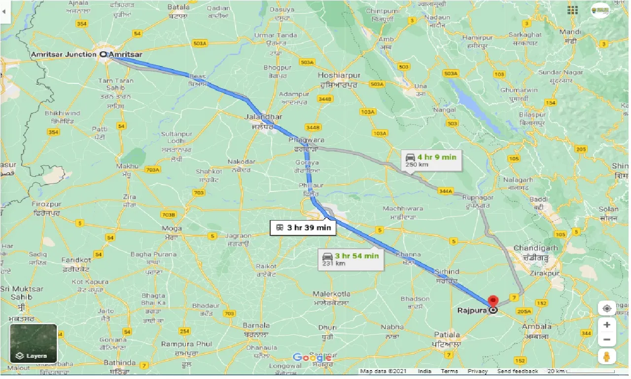 amritsar-to-rajpura-one-way