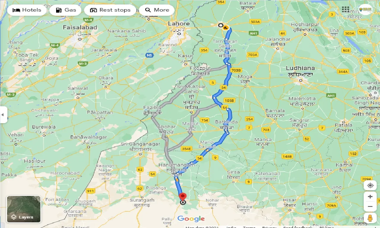 amritsar-to-rawatsar-one-way