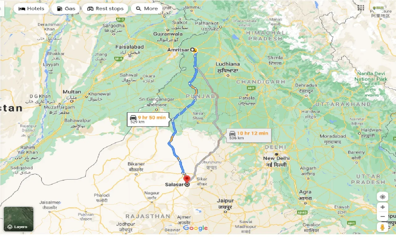 amritsar-to-salasar-one-way