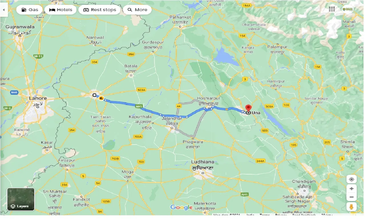 amritsar-to-una-taxi