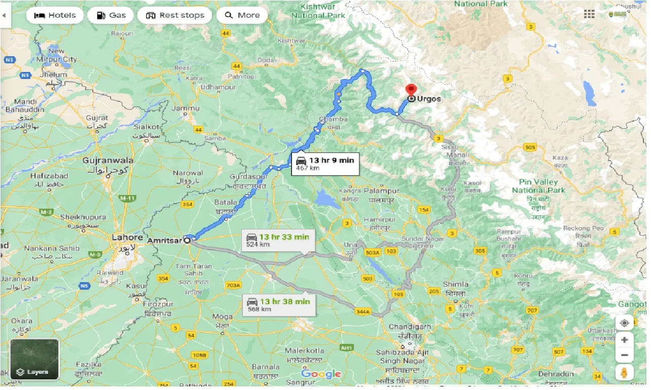 amritsar-to-urgos-one-way