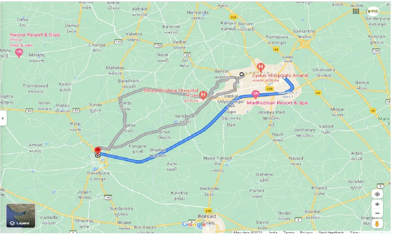 anand-to-petlad-one-way