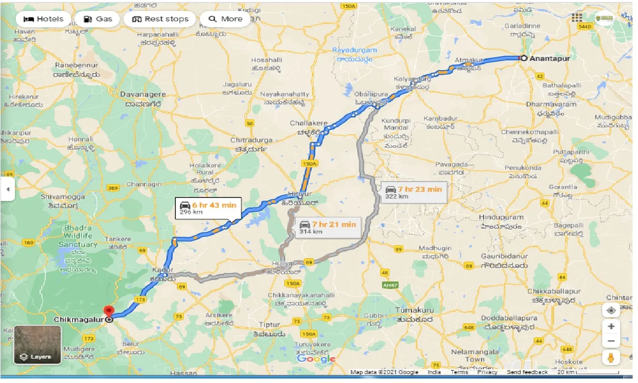 anantapur-to-chikmagalur-round-trip