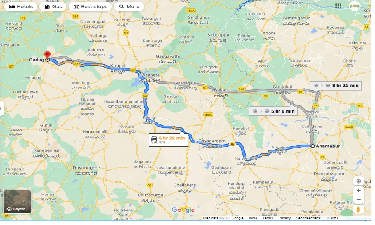 anantapur-to-gadag-one-way