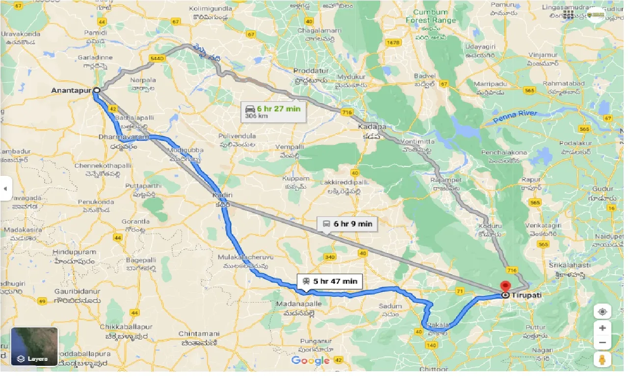 anantapur-to-tirupati-one-way