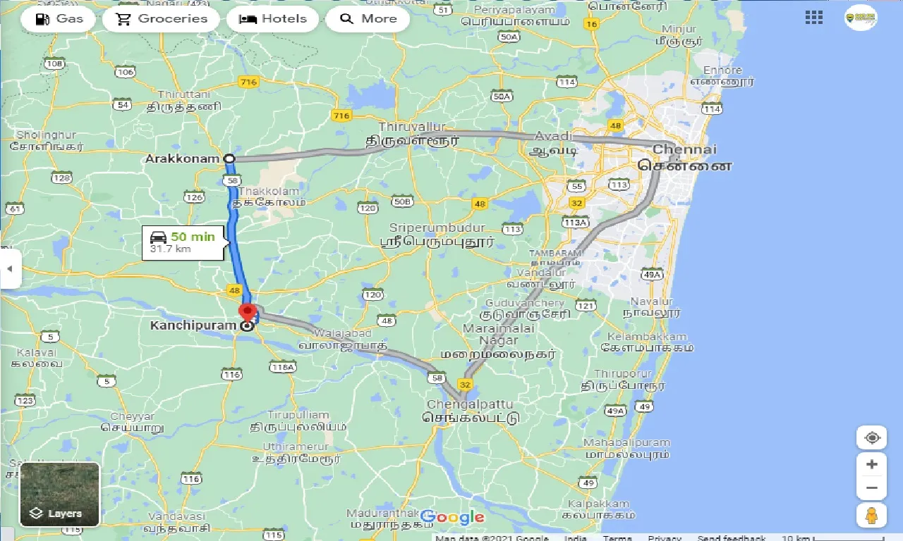 arakkonam-to-kanchipuram-one-way
