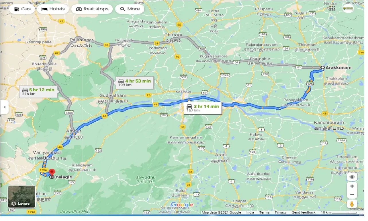 arakkonam-to-yelagiri-round-trip