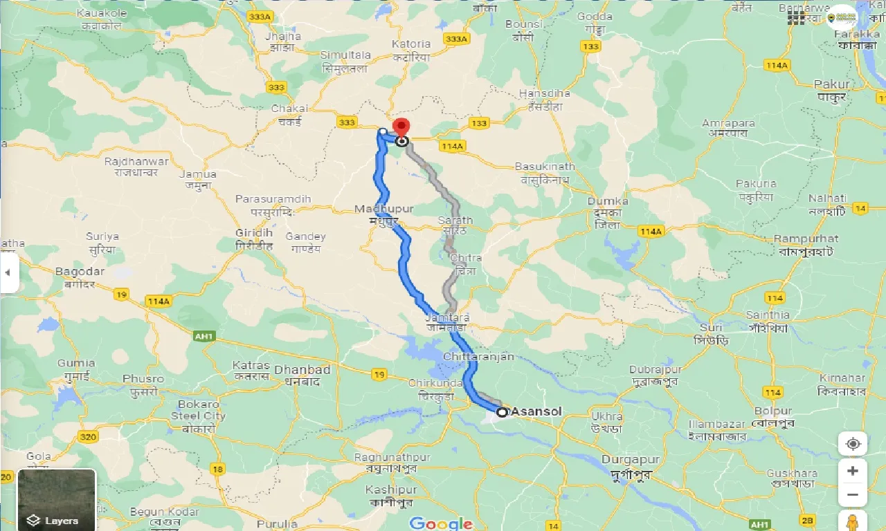 asansol-to-deoghar-one-way