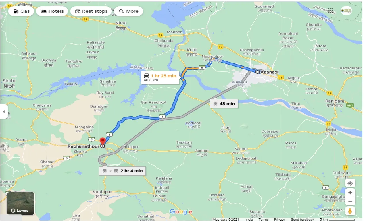 asansol-to-raghunathpur-round-trip