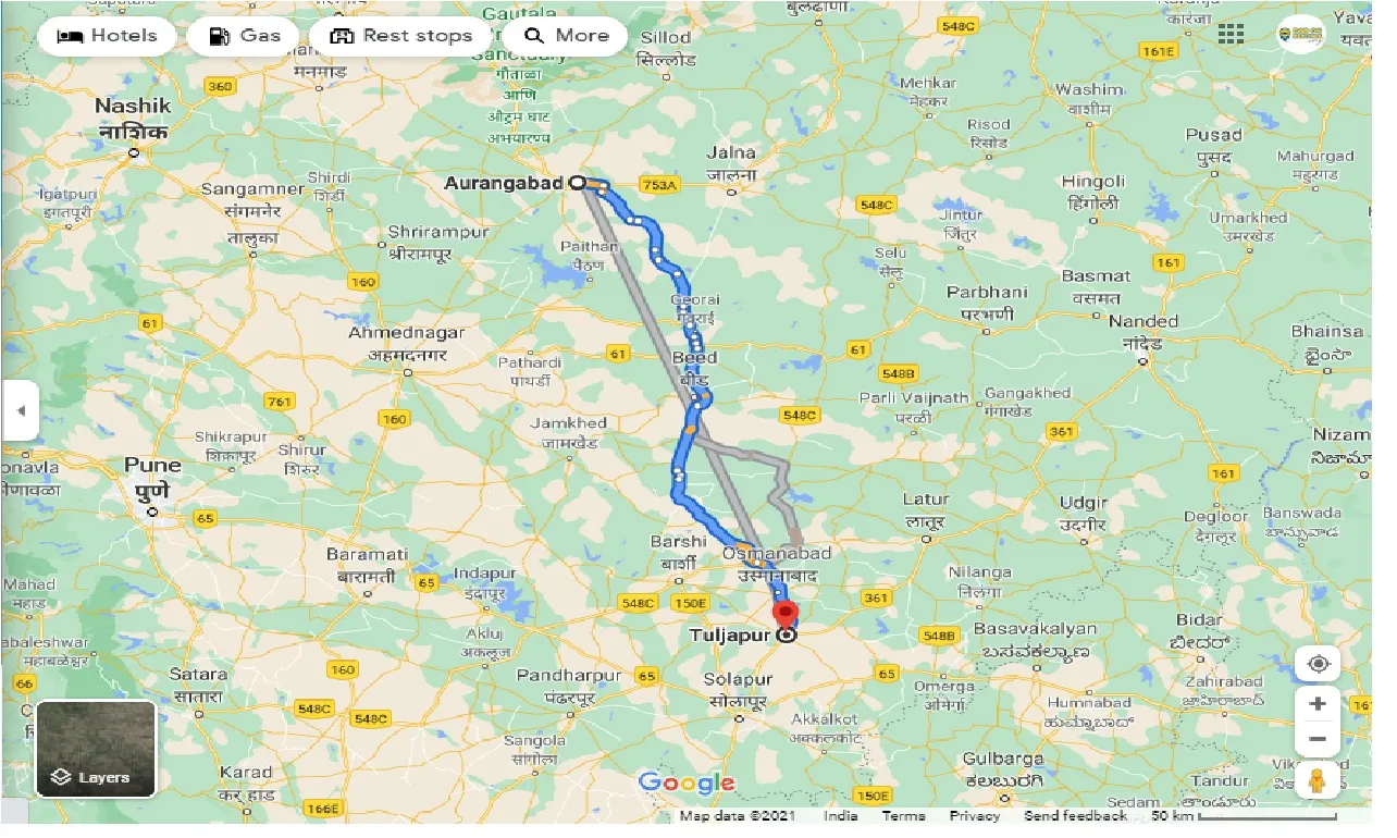 aurangabad-to-tuljapur-round-trip