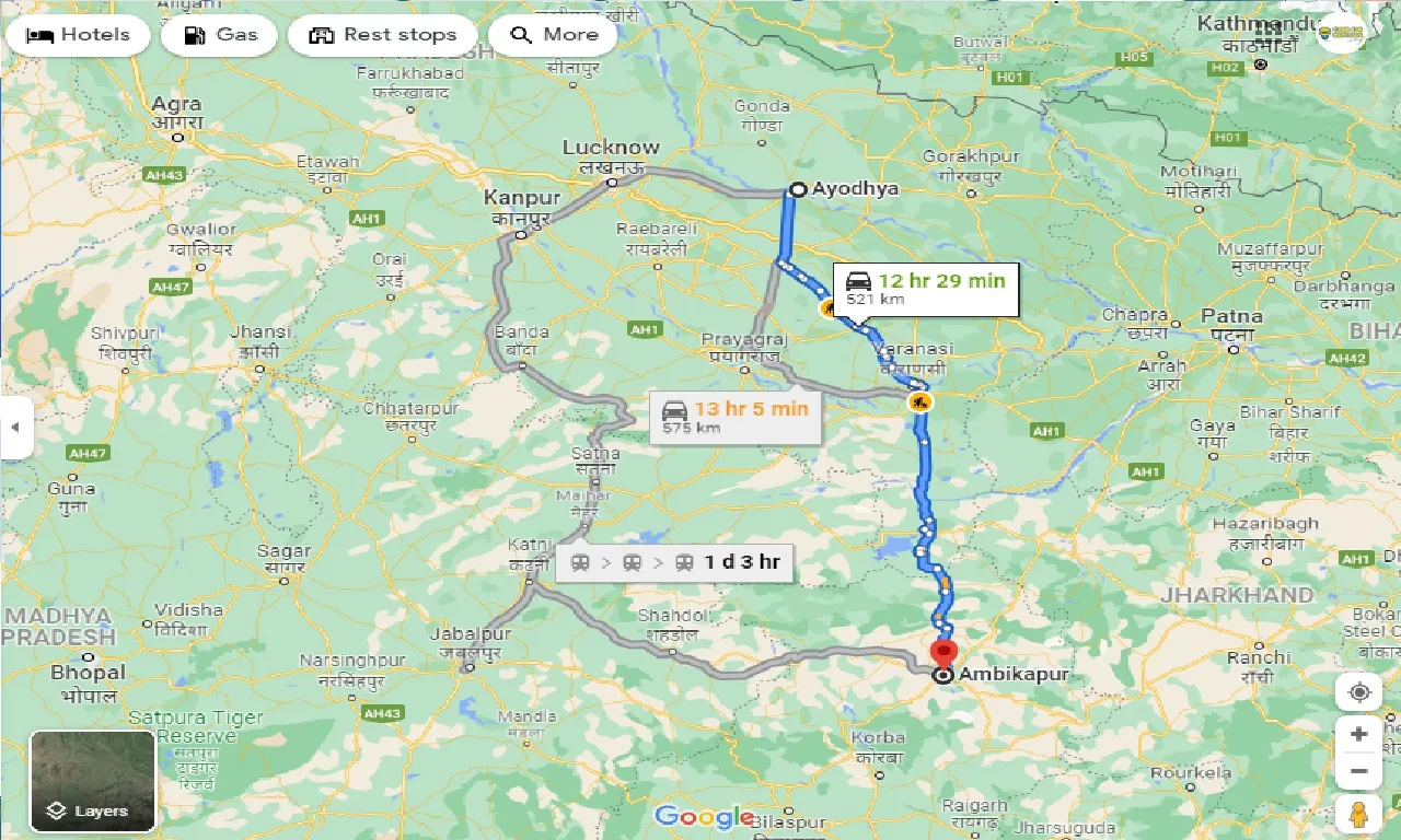 ayodhya-to-ambikapur-one-way