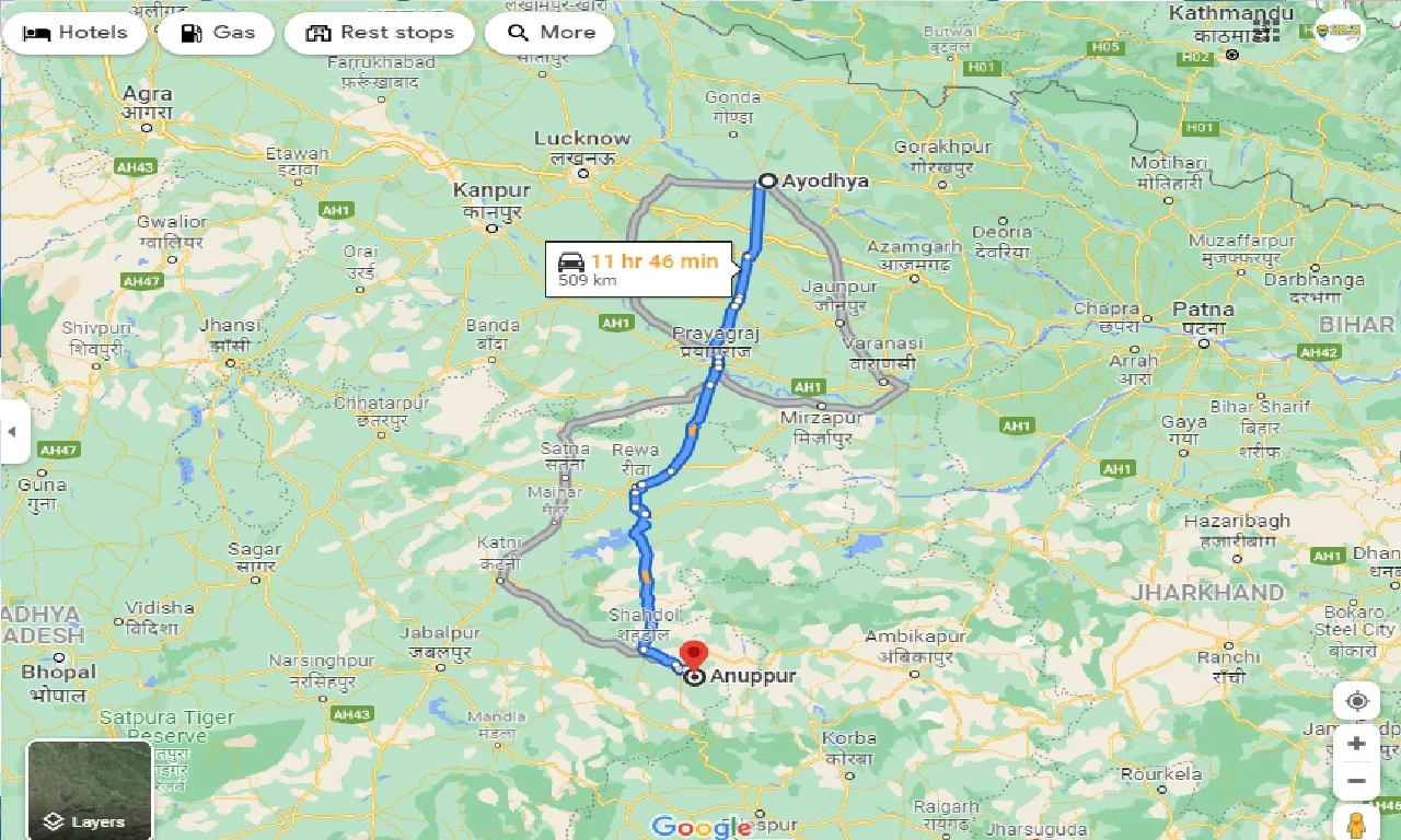 ayodhya-to-anuppur-taxi