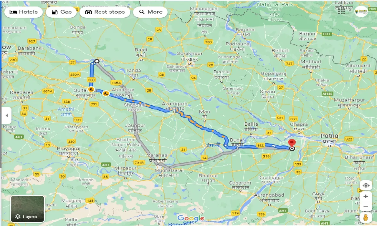 ayodhya-to-arrah-taxi
