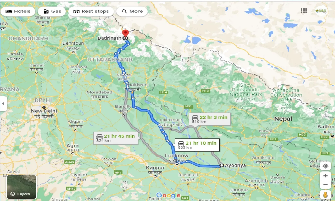 ayodhya-to-badrinath-one-way