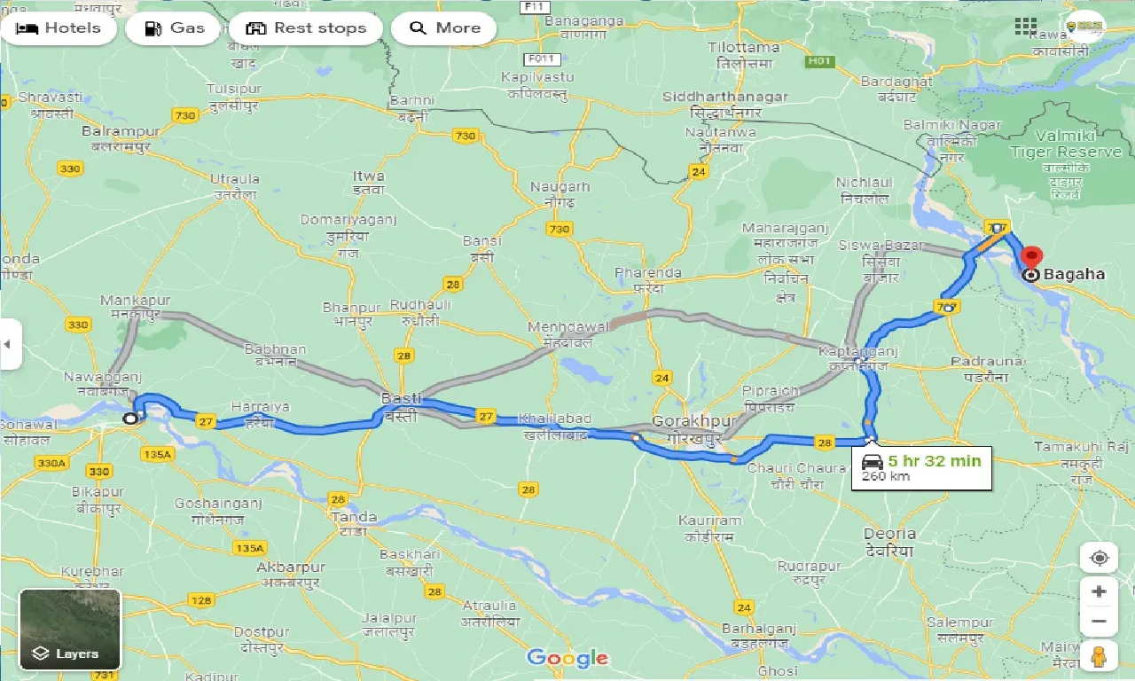 ayodhya-to-bagaha-one-way