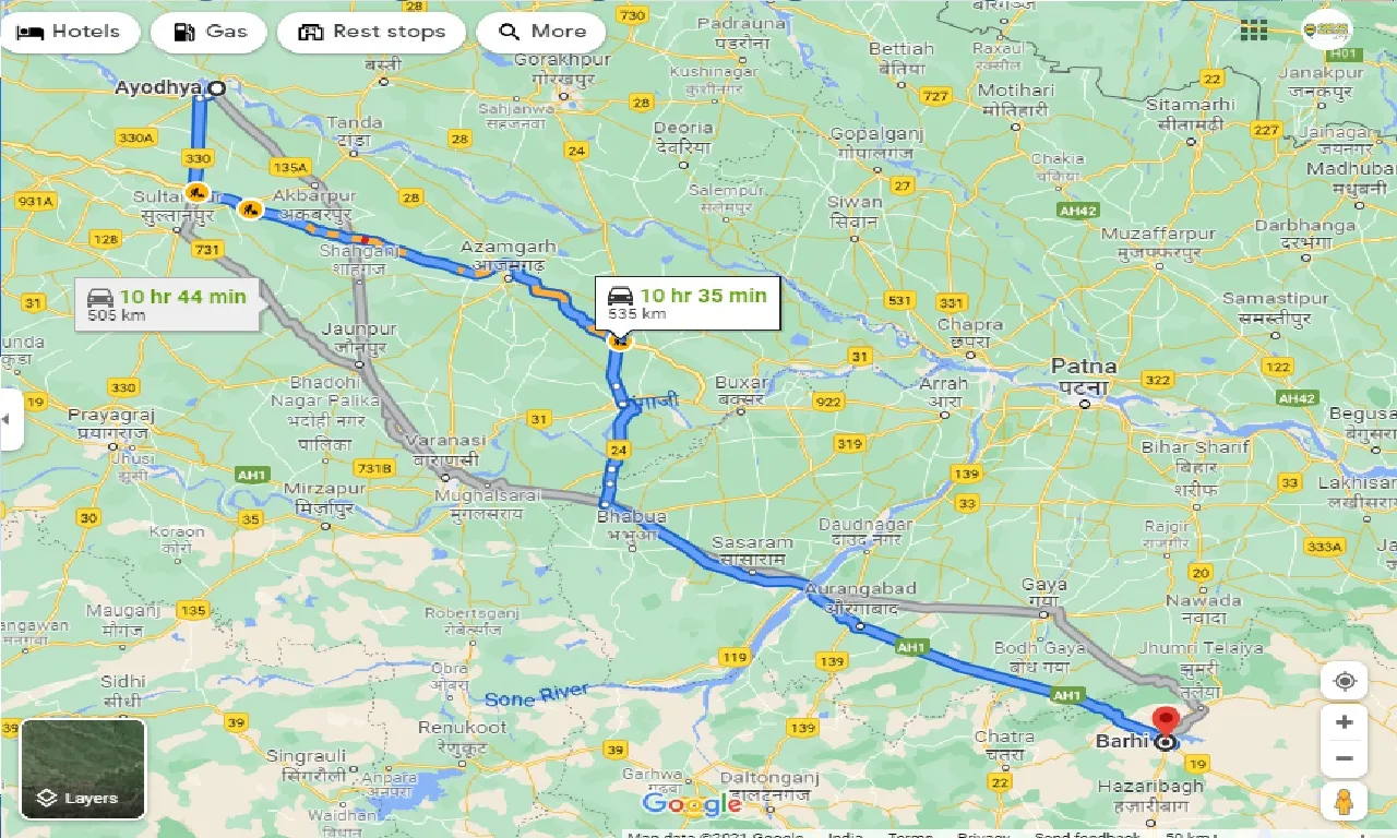 ayodhya-to-barhi-one-way