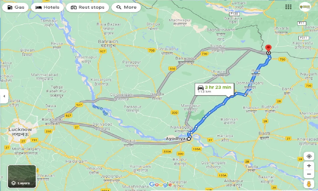 ayodhya-to-barhni-one-way