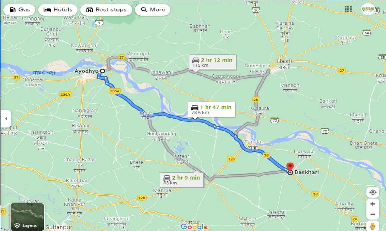 ayodhya-to-baskhari-one-way