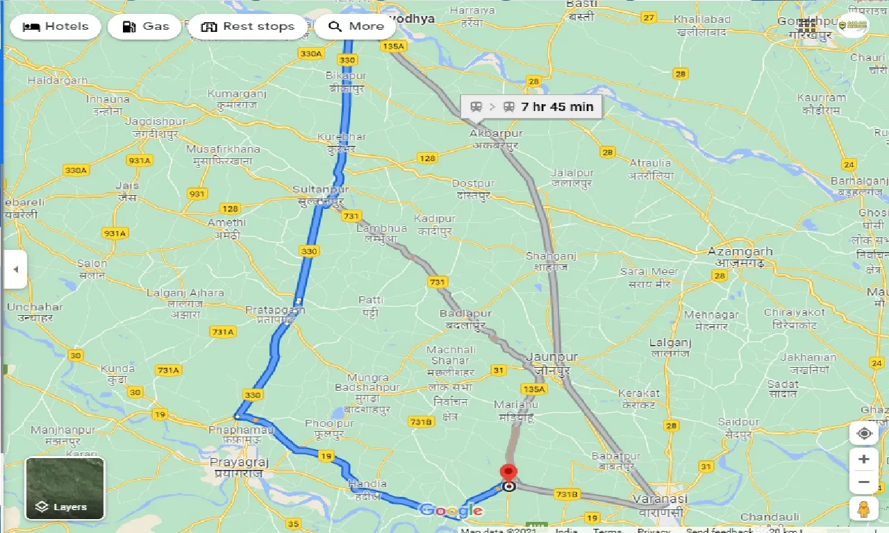 ayodhya-to-bhadohi-nagar-palika-one-way