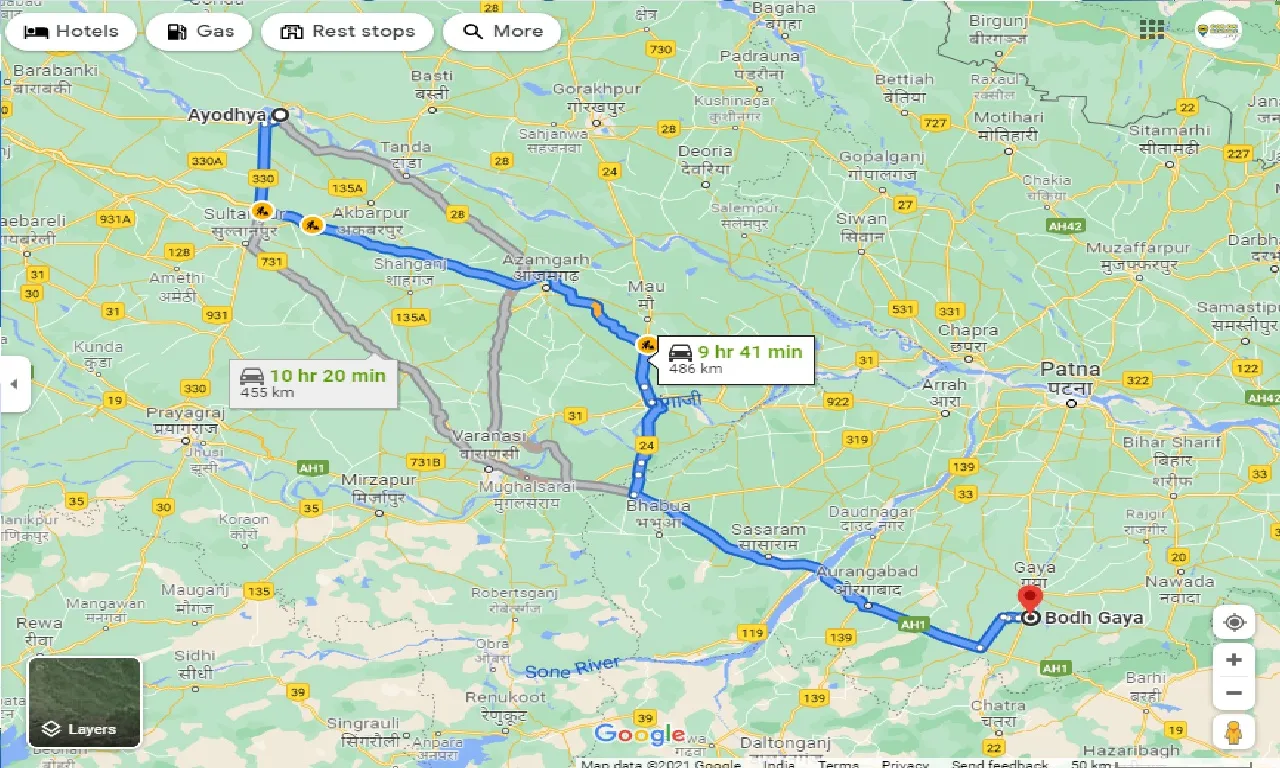 ayodhya-to-bodh-gaya-taxi