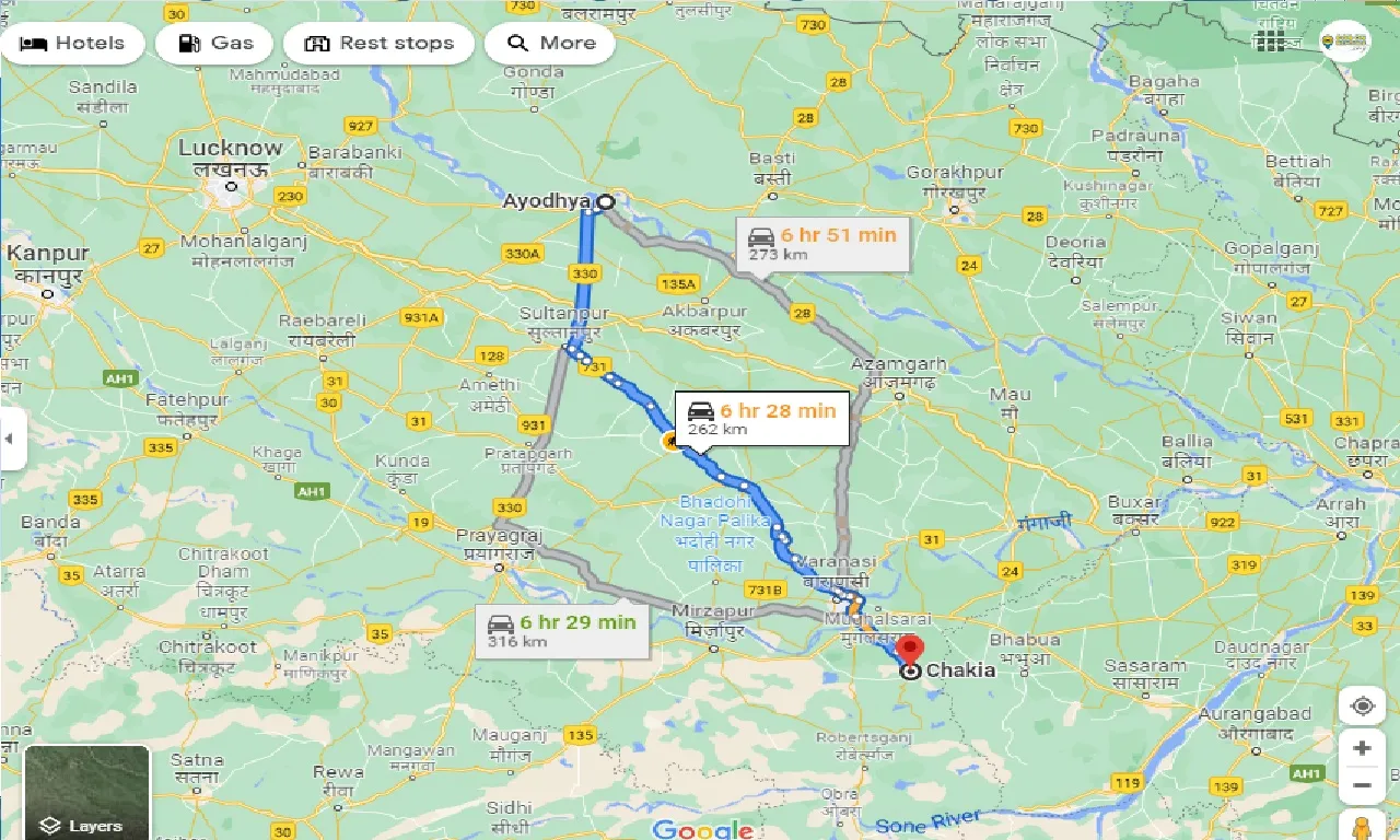 ayodhya-to-chakia-up-one-way