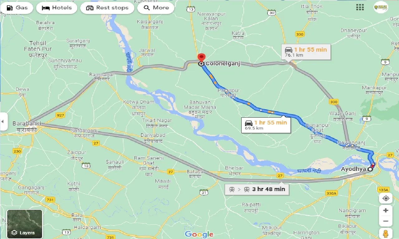 ayodhya-to-colonelganj-one-way