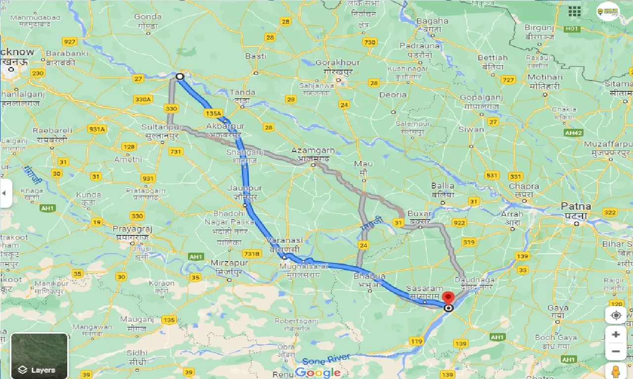 ayodhya-to-dehri-one-way