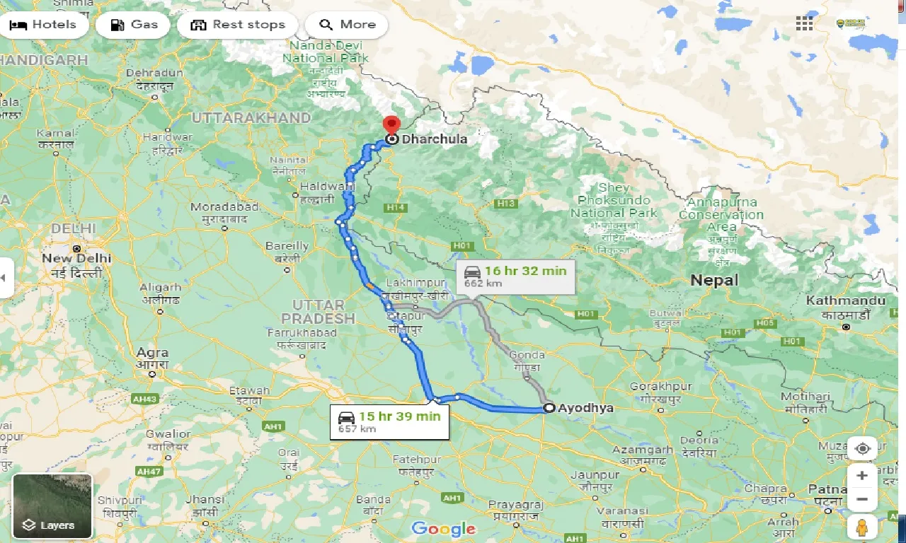 ayodhya-to-dharchula-one-way
