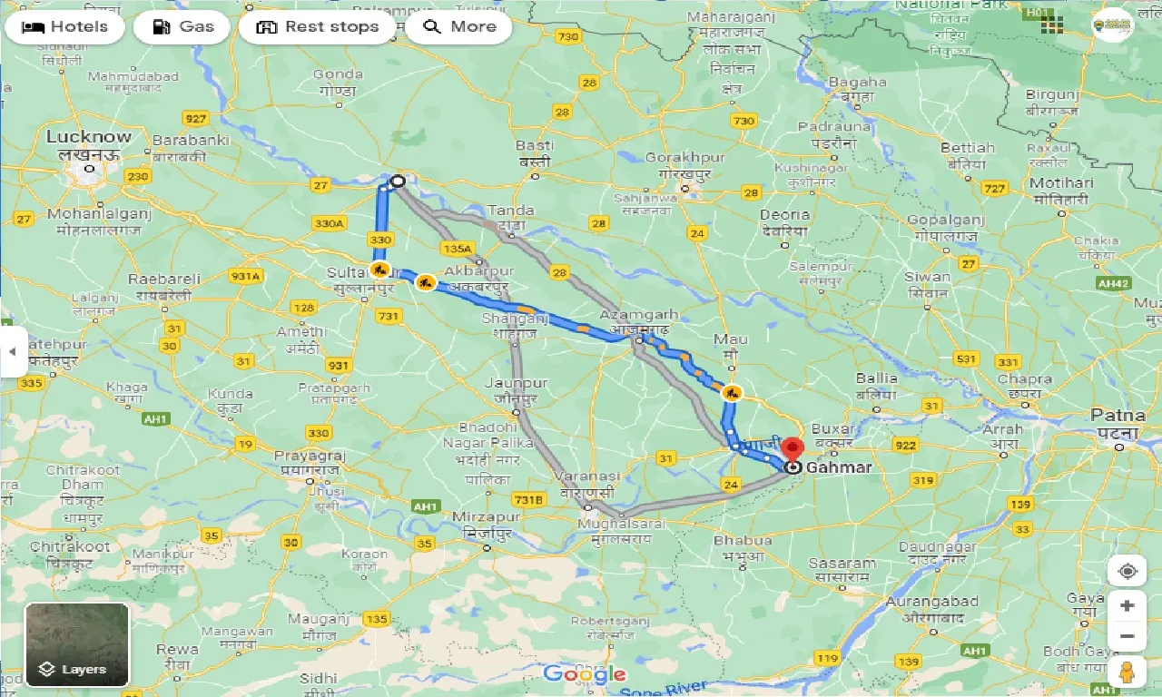 ayodhya-to-gahmar-one-way