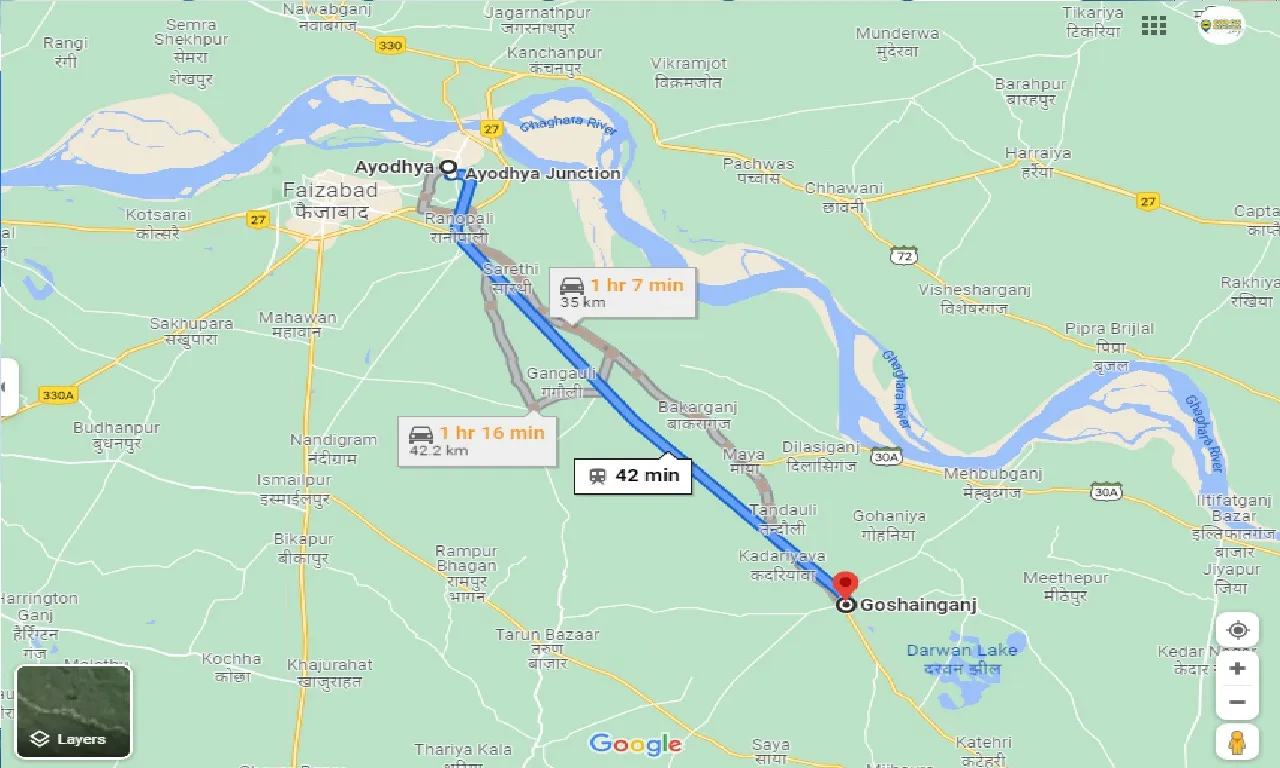ayodhya-to-goshainganj-taxi