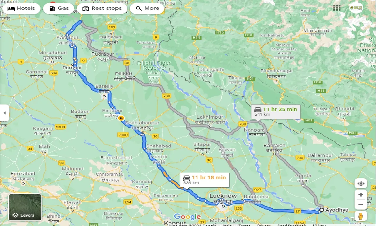 ayodhya-to-jim-corbett-national-park-one-way