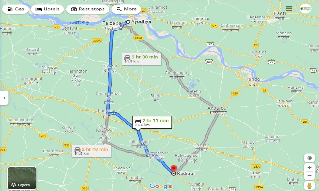 ayodhya-to-kadipur-taxi