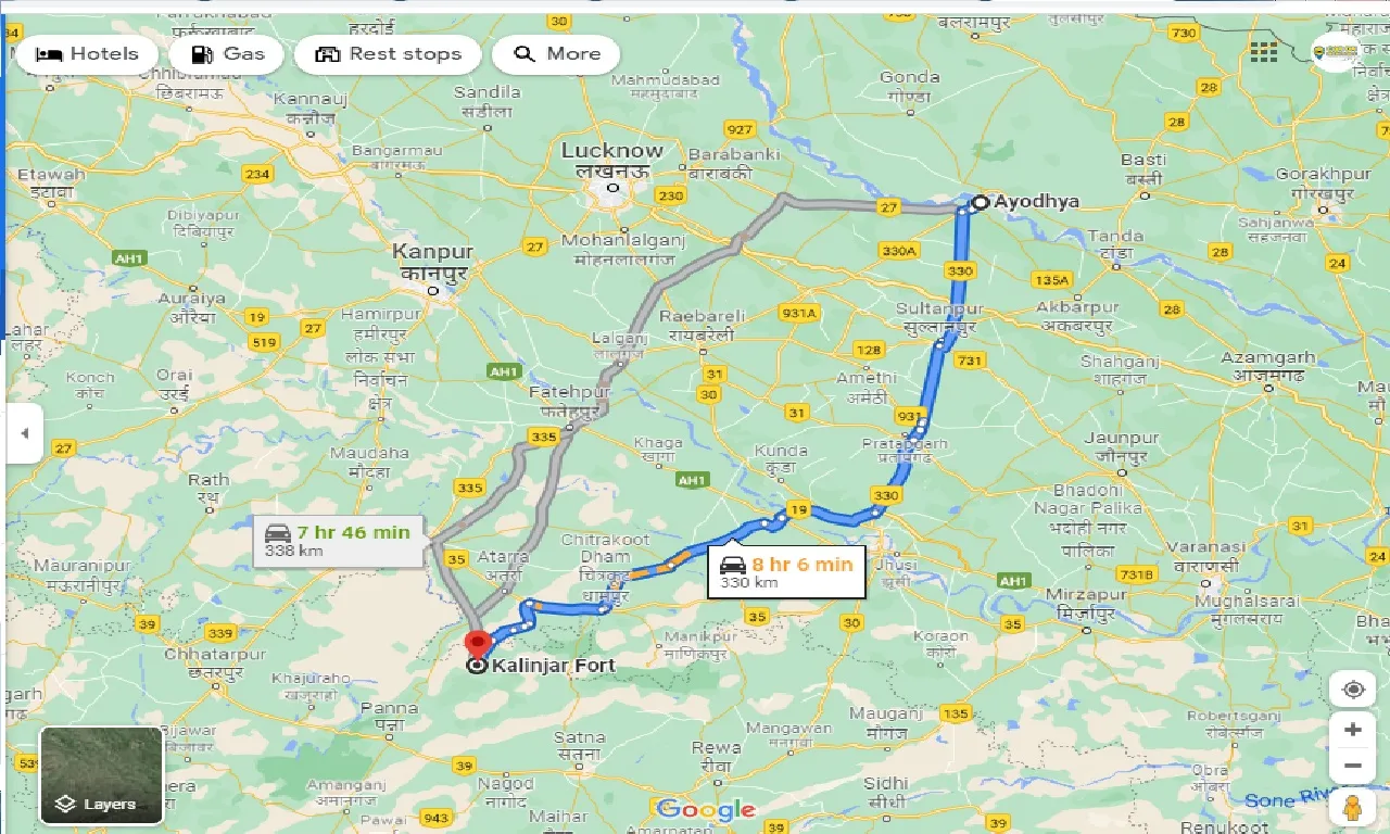 ayodhya-to-kalinjar-one-way
