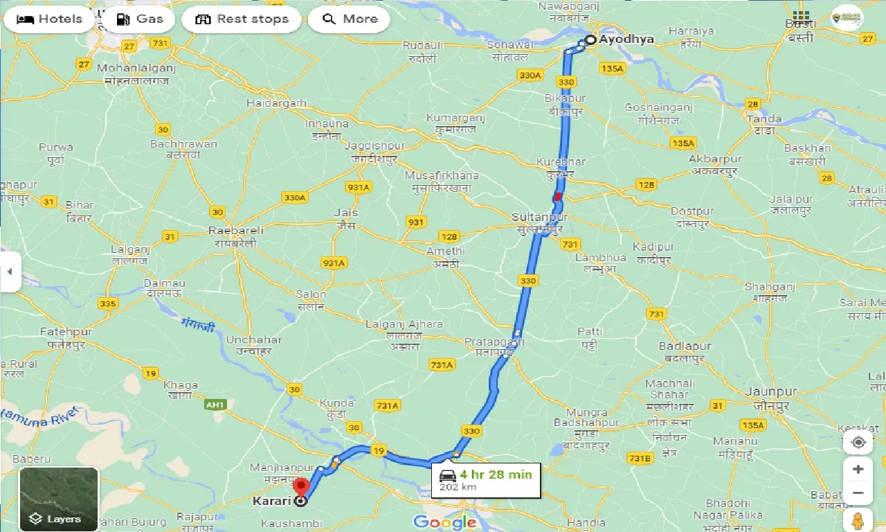 ayodhya-to-karari-one-way