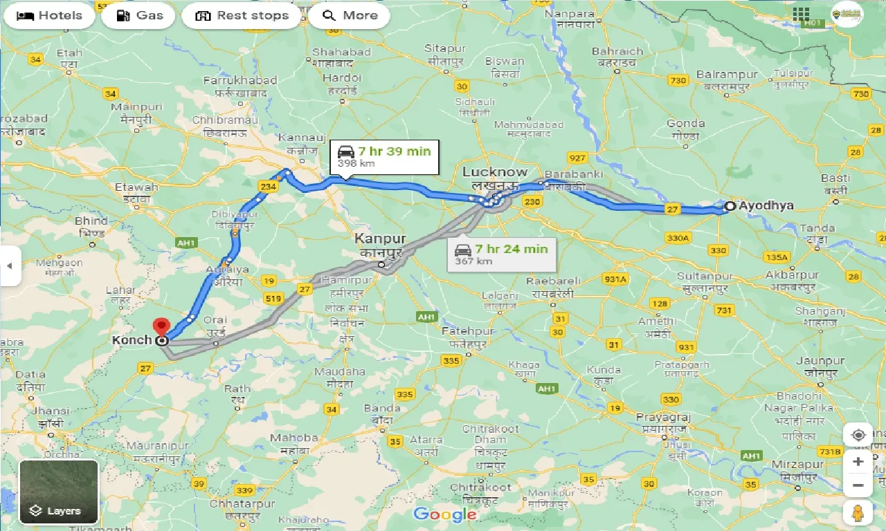 ayodhya-to-konch-one-way