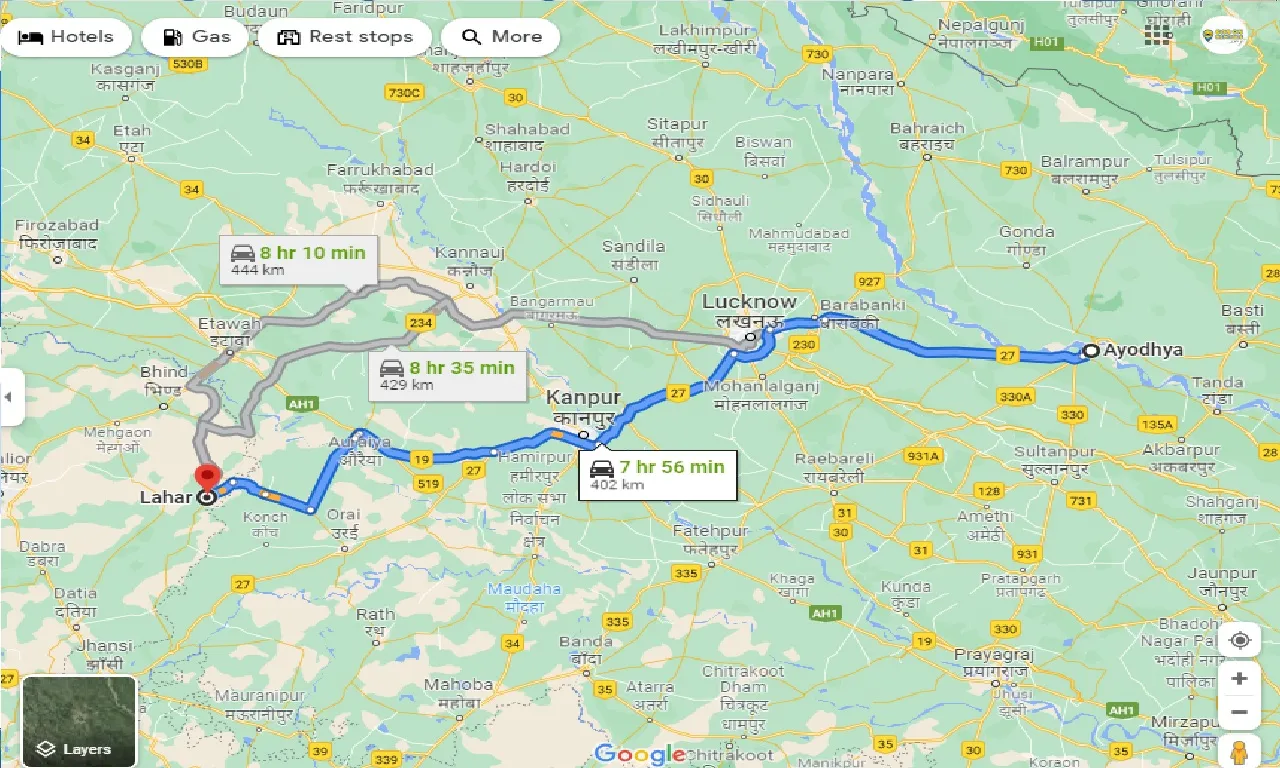 ayodhya-to-lahar-one-way
