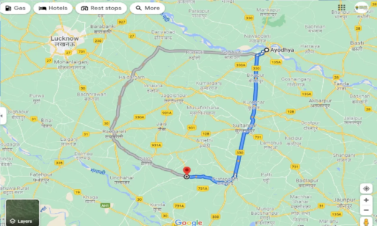 ayodhya-to-lalganj-ajhara-taxi