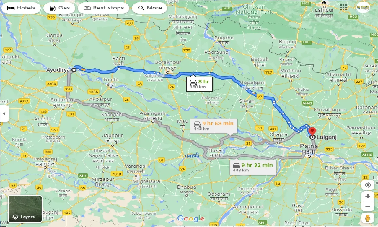 ayodhya-to-lalganj-bihar-one-way