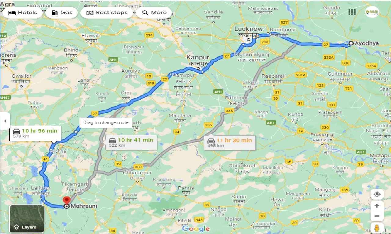 ayodhya-to-mahrauni-one-way