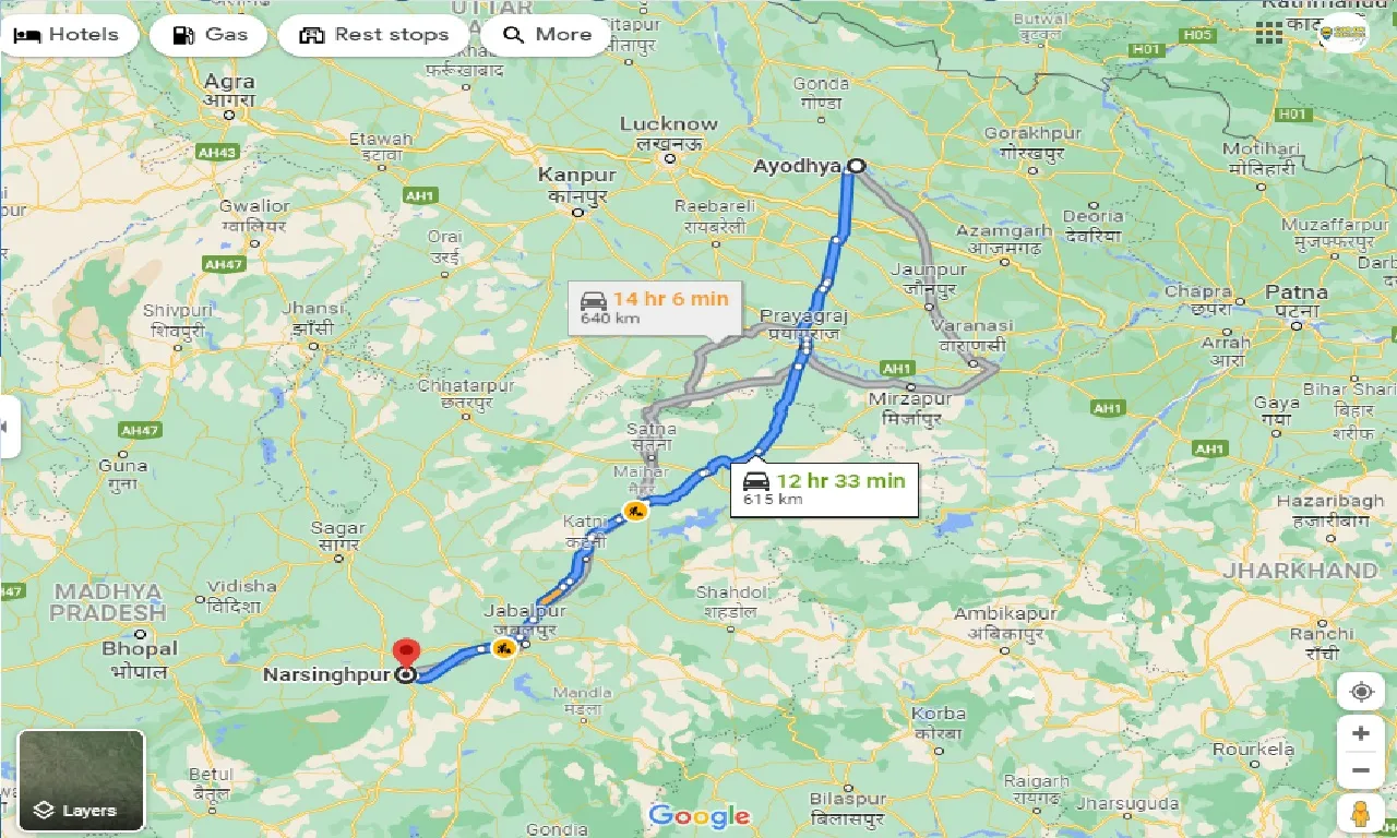 ayodhya-to-narsinghpur-taxi