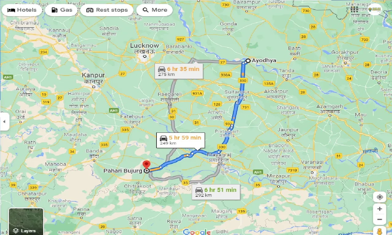 ayodhya-to-pahari-bujurg-taxi