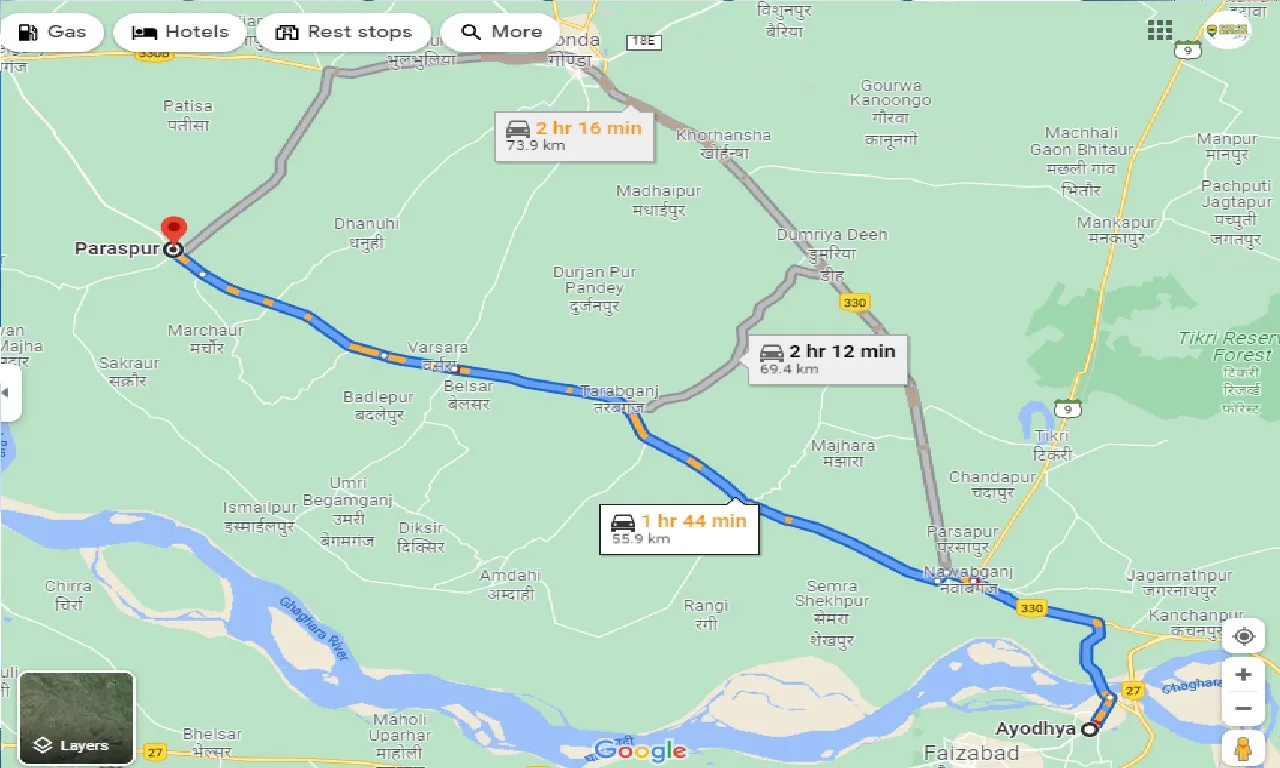 ayodhya-to-paraspur-taxi