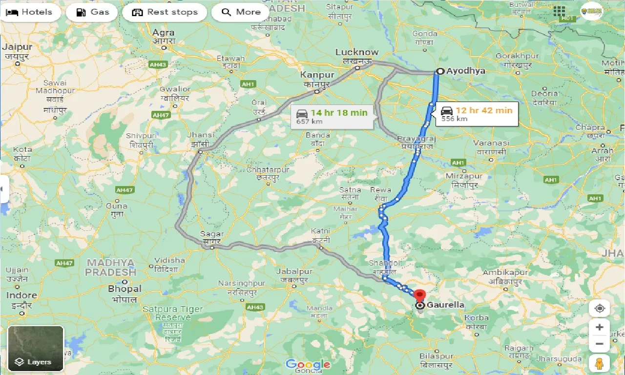 ayodhya-to-pendra-one-way