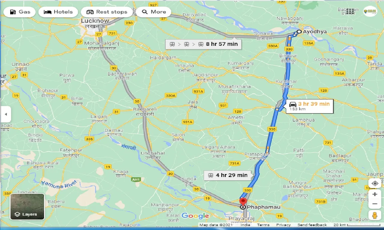 ayodhya-to-phaphamau-one-way