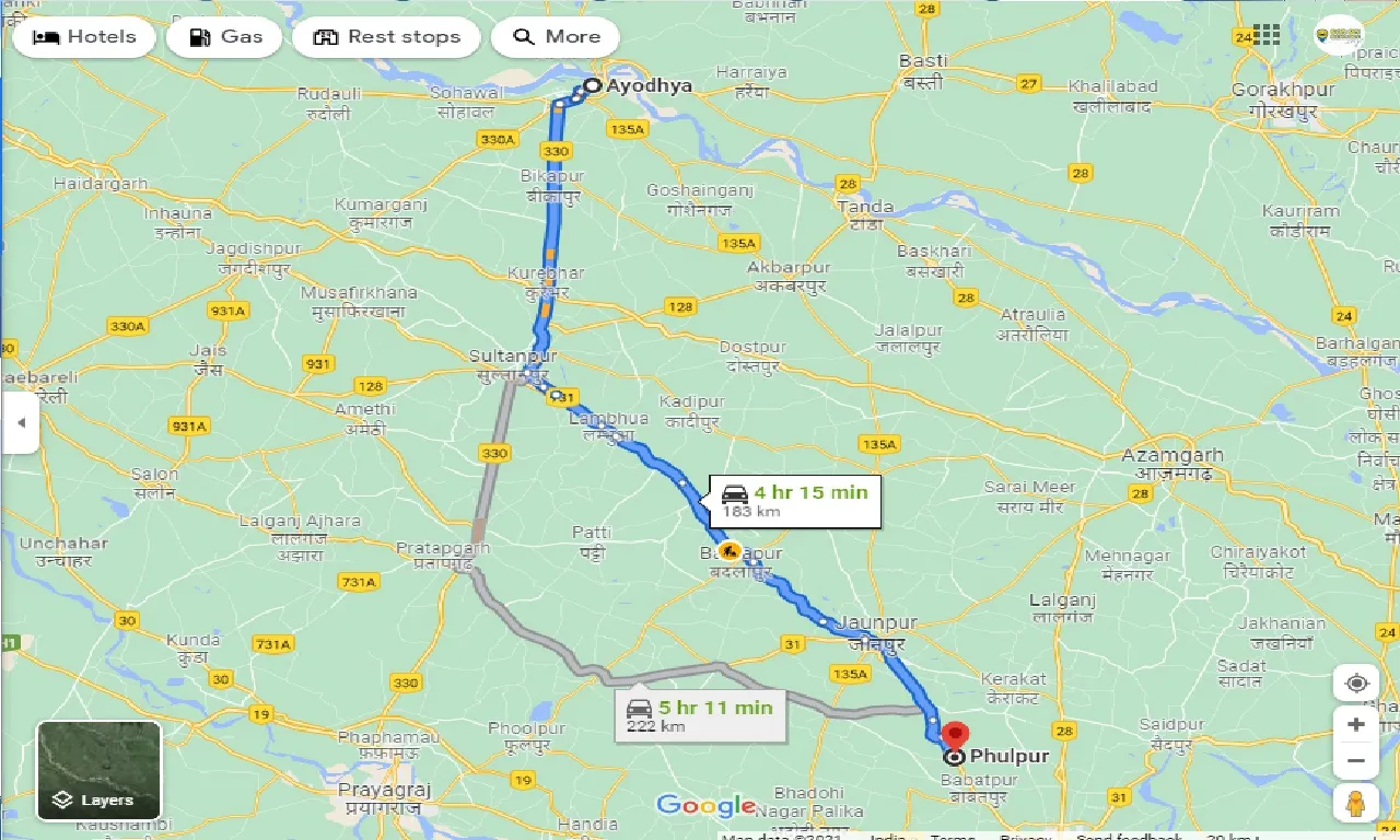ayodhya-to-phoolpur-one-way